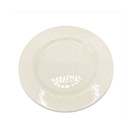 Cream Uzes Dinner Plate - Retired