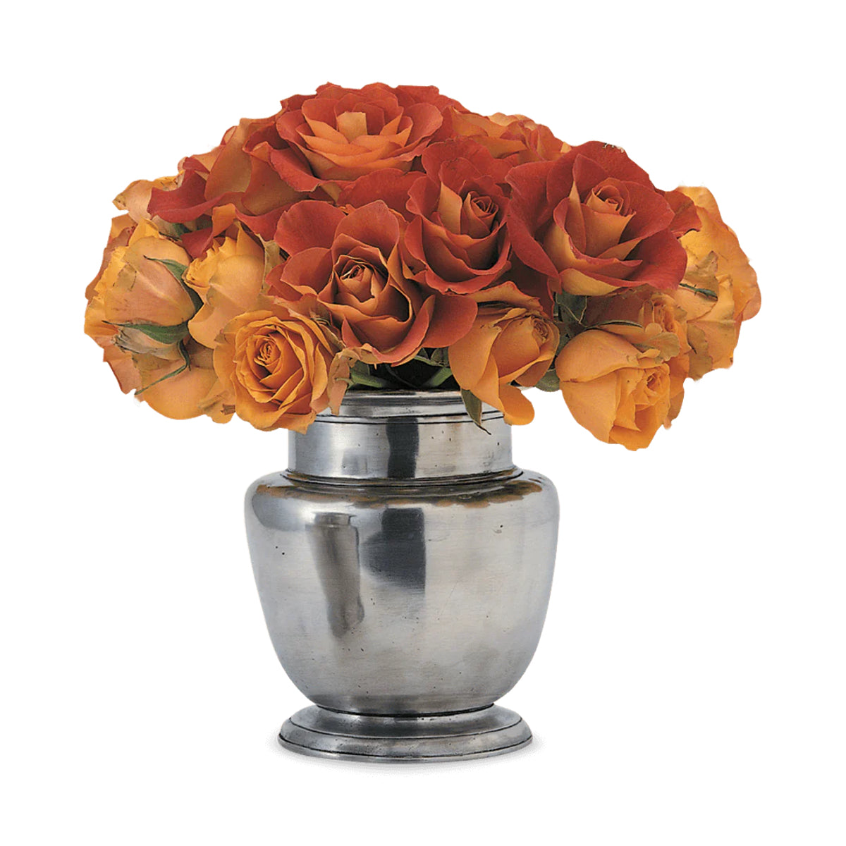 Match Pewter Rimmed Vase- 3 sizes