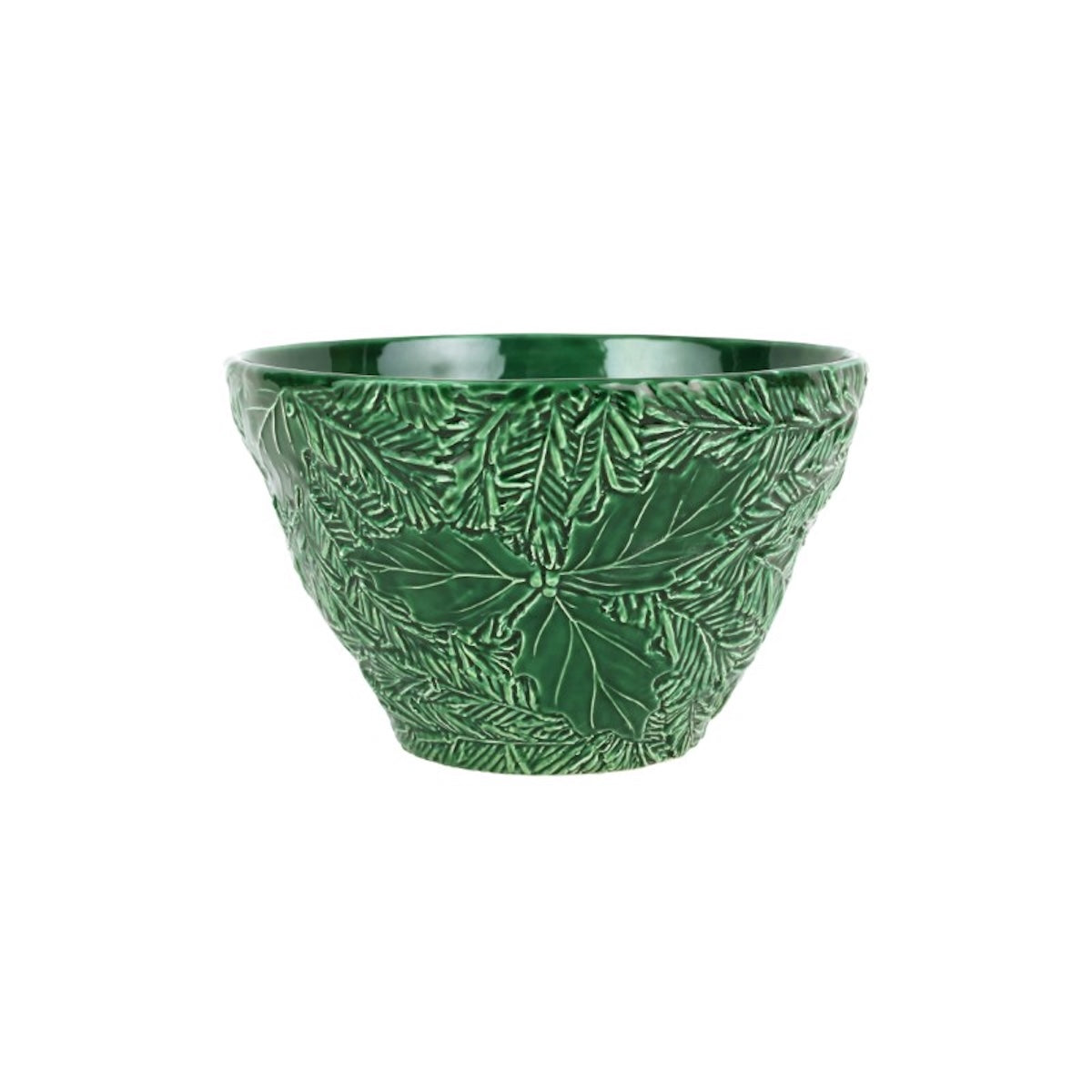 VIETRI Lastra Holiday Green Figural Small Deep Bowl