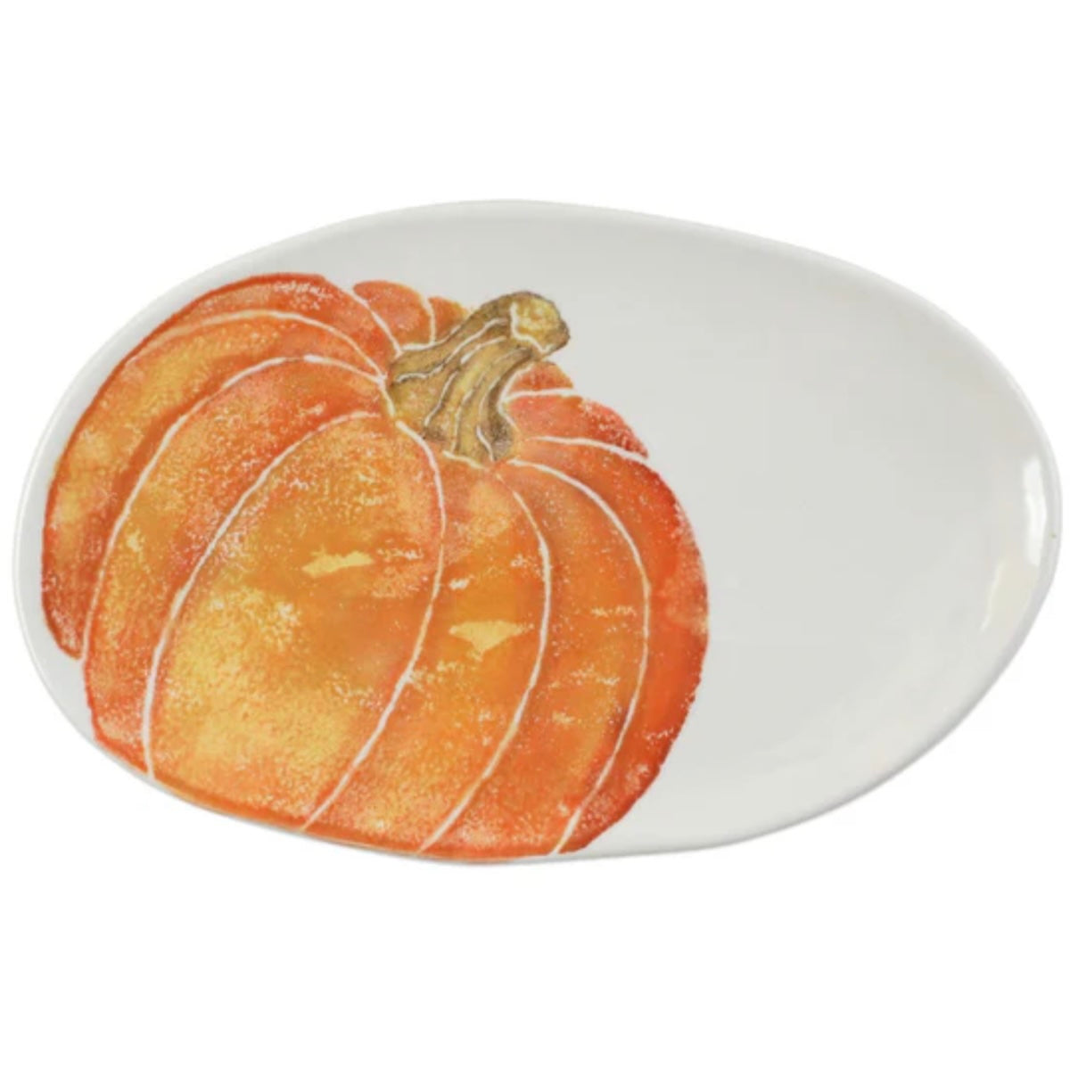 VIETRI Pumpkins Small Oval Platter