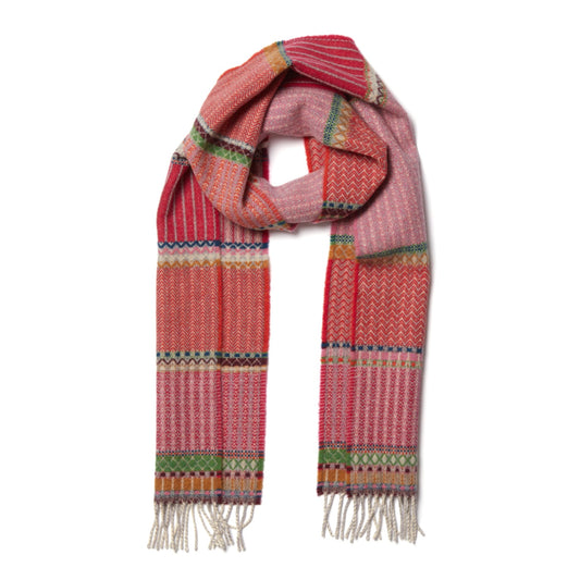 Wallace Sewell Cassia Candy Lambswool Pattern Scarf