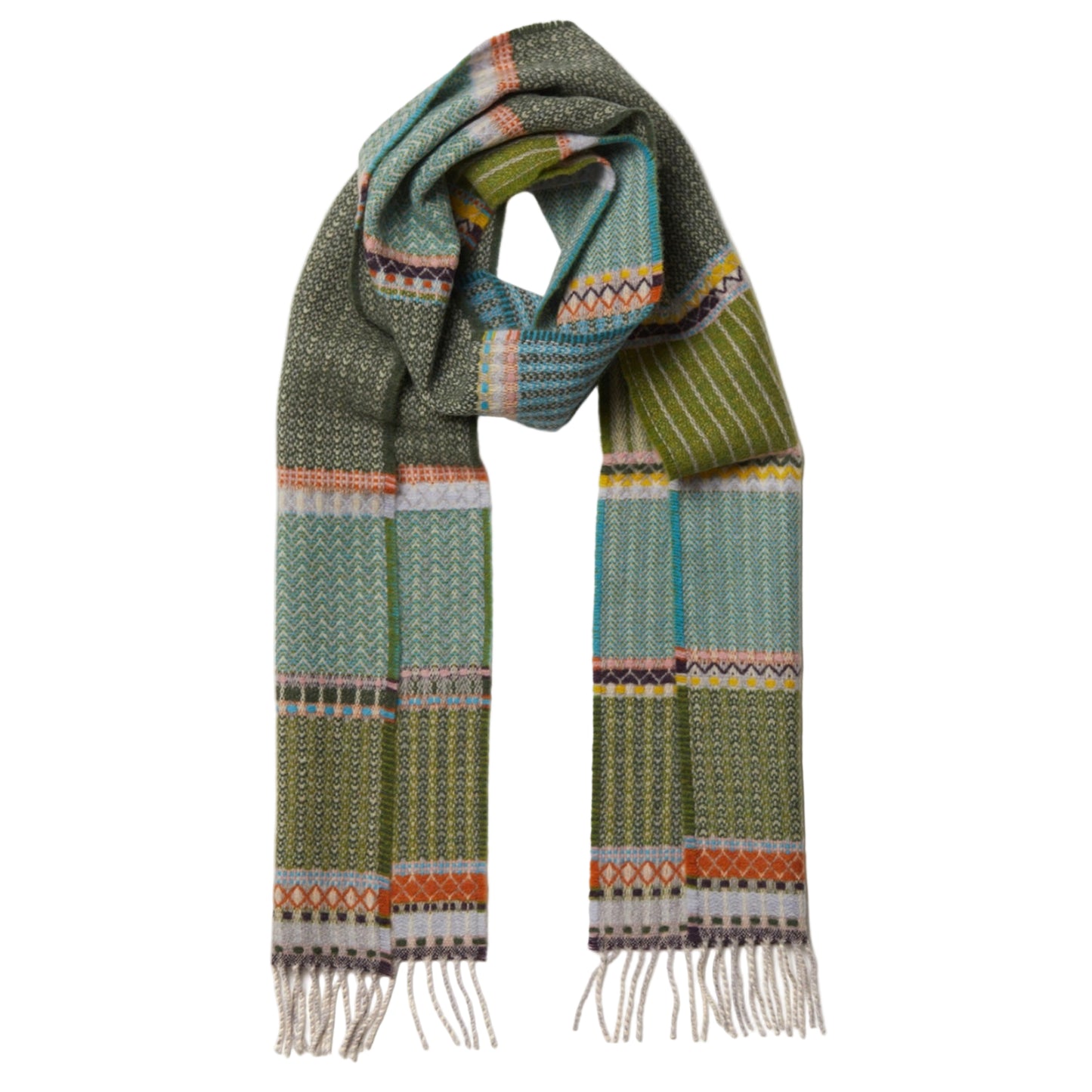 Wallace Sewell Cassia Laurel Lambswool Pattern Scarf