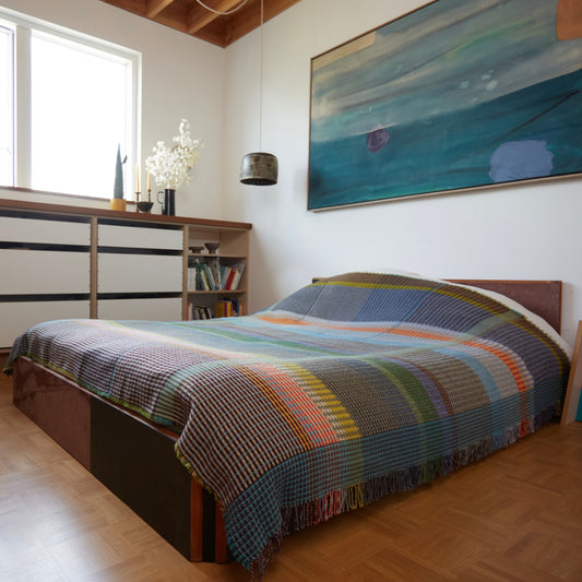 Wallace Sewell Hertha Basket Weave Throw - Large