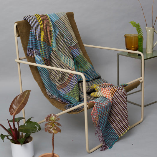 Wallace Sewell Hertha Basket Weave Throw - Small
