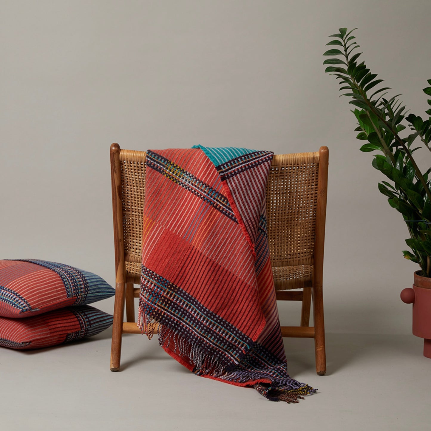 Wallace Sewell Ida Pinstripe Throw - Small