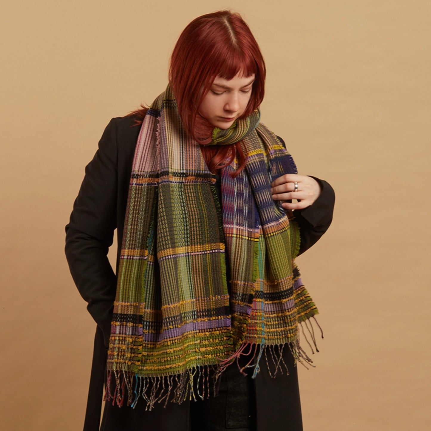 Wallace Sewell Ortensia Moor Lambswool Mohair Wrap Scarf
