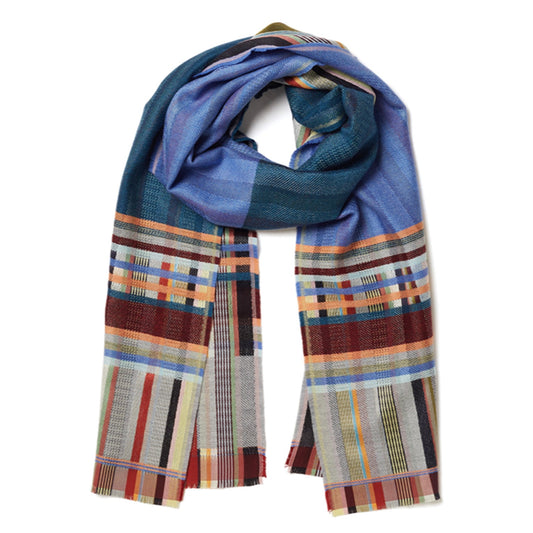 Wallace Sewell Rosa Tide Silk & Wool Scarf