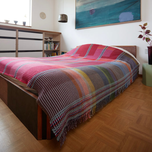 Wallace Sewell Rosalind Pinstripe Throw - Large