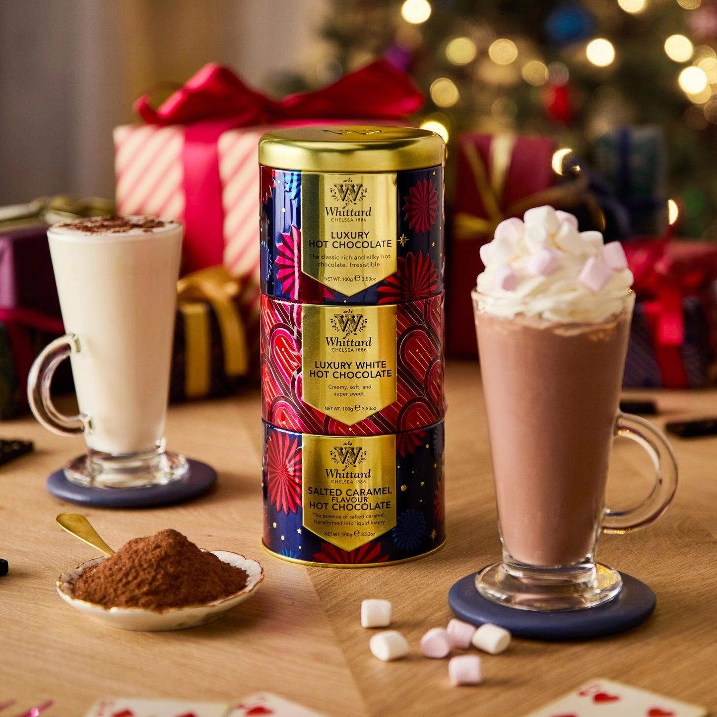 Whittard of Chelsea Hot Chocolate Stacking Tin