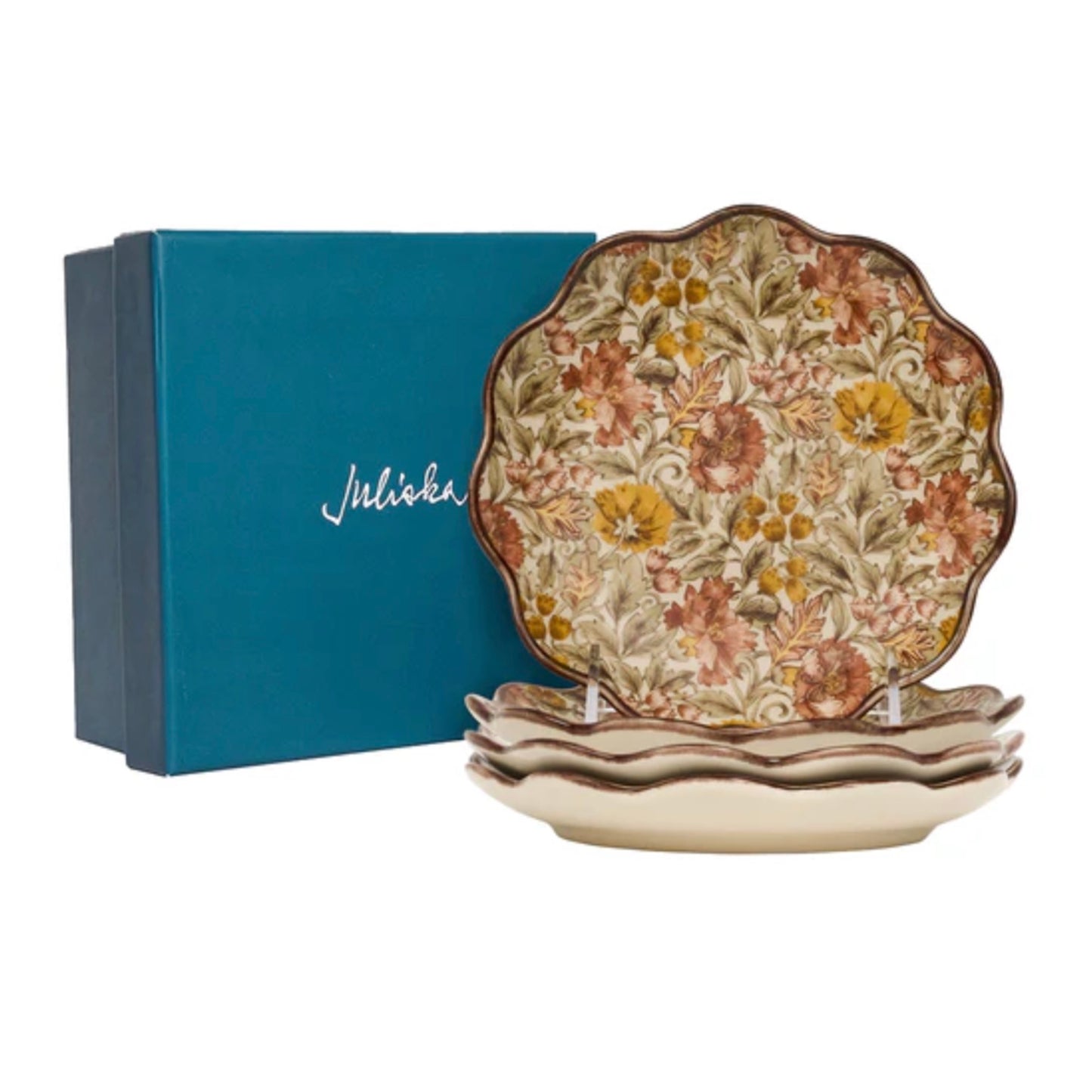 Juliska Willa Cocktail Plate Set/4 - Amber