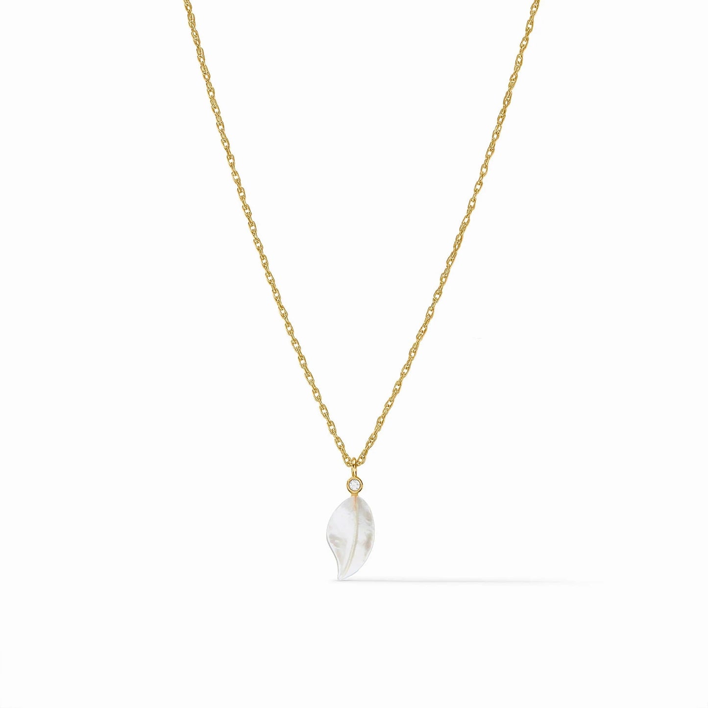 Julie Vos Willow Delicate Necklace - Mother of Pearl