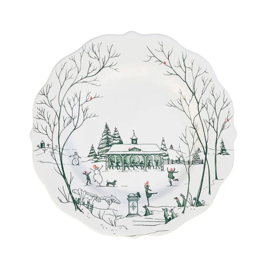 Juliska Country Estate Winter Frolic Dessert/Salad Plate - Evergreen