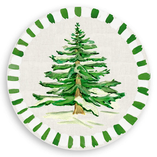 Wintery Tree Vinyl Placemat Set/4